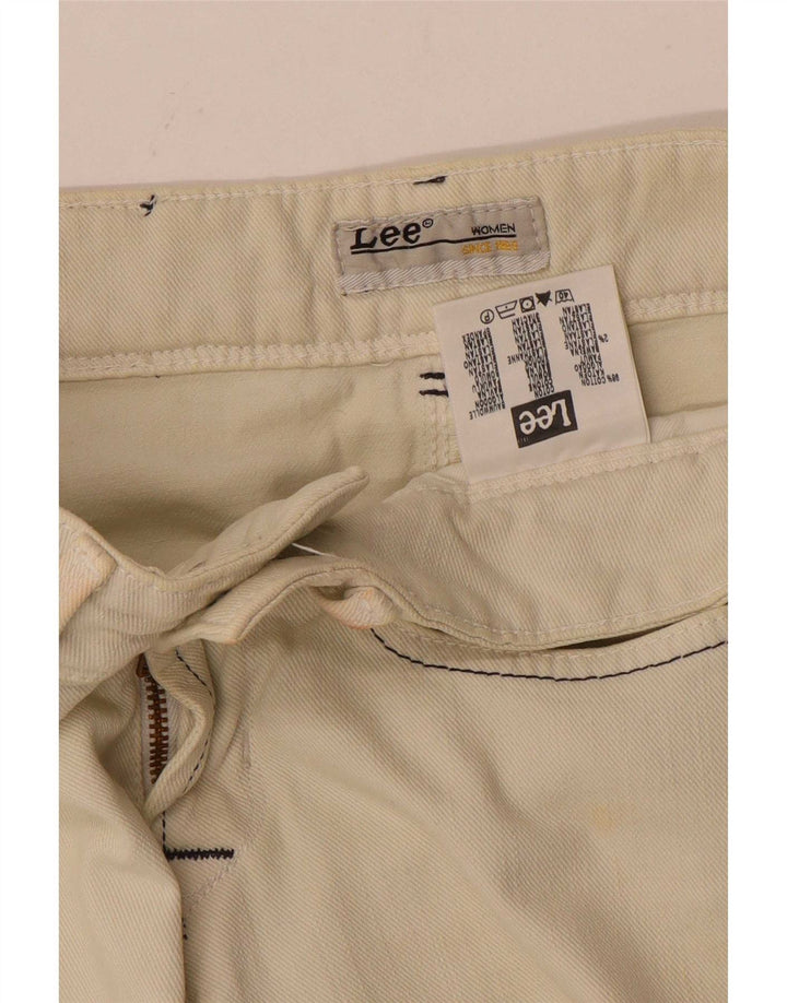 Blugi Lee pentru femei Amy Slim W27 L33 bumbac alb