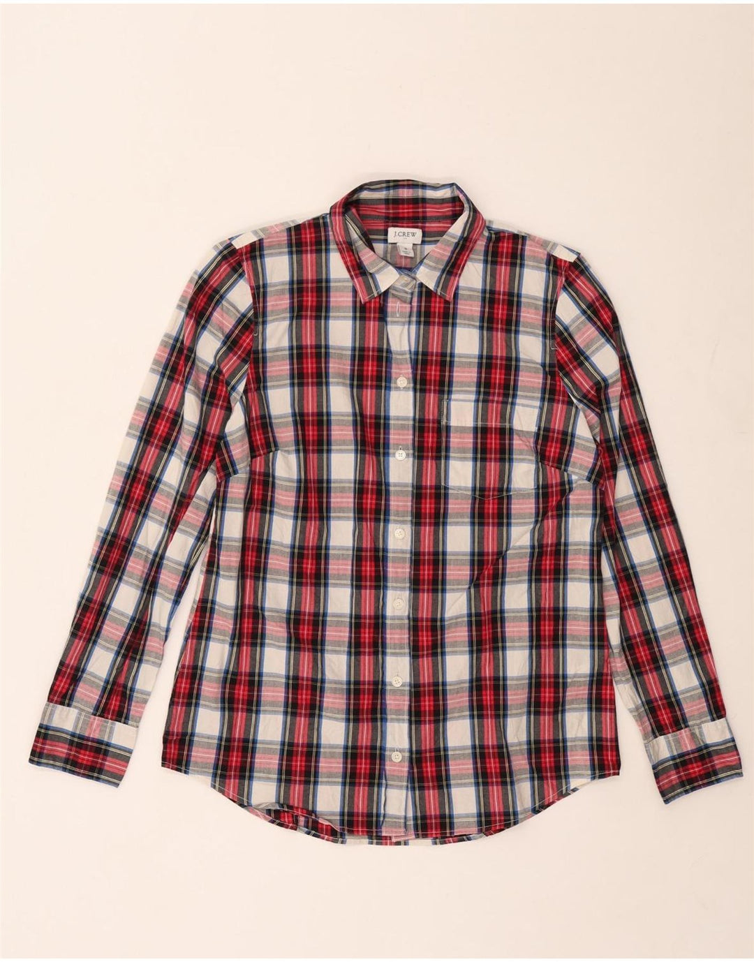 Cămașă pentru femei J. Crew UK 10 Small Red Check Bumbac