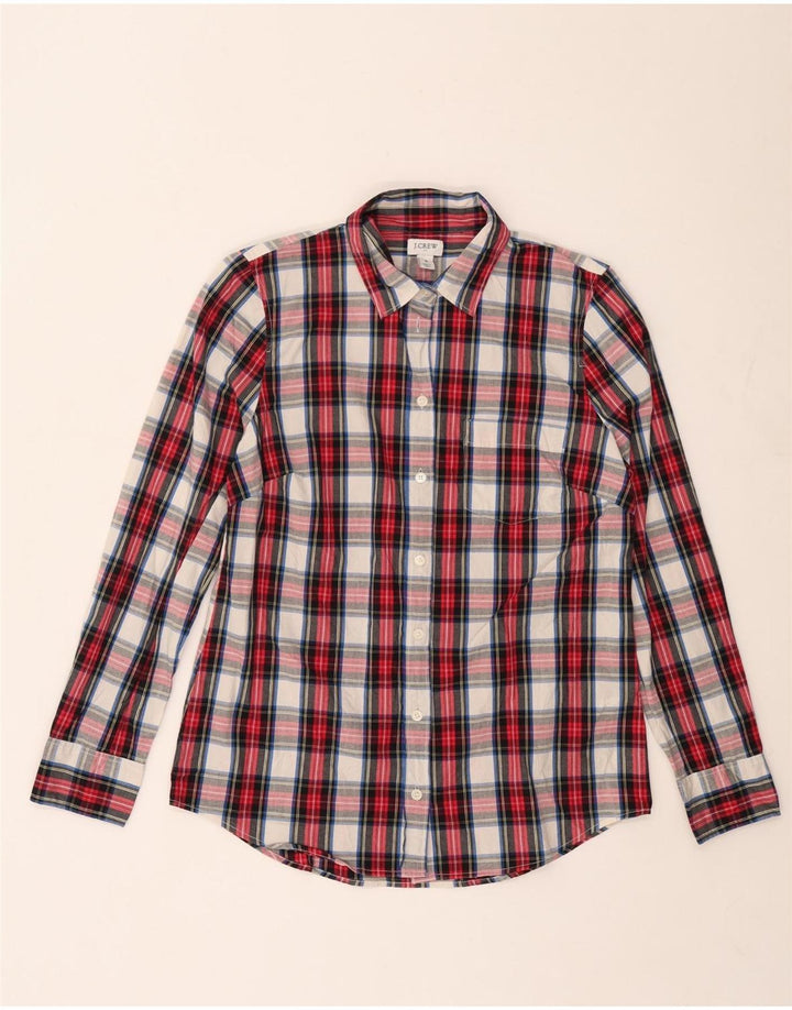 Cămașă pentru femei J. Crew UK 10 Small Red Check Bumbac