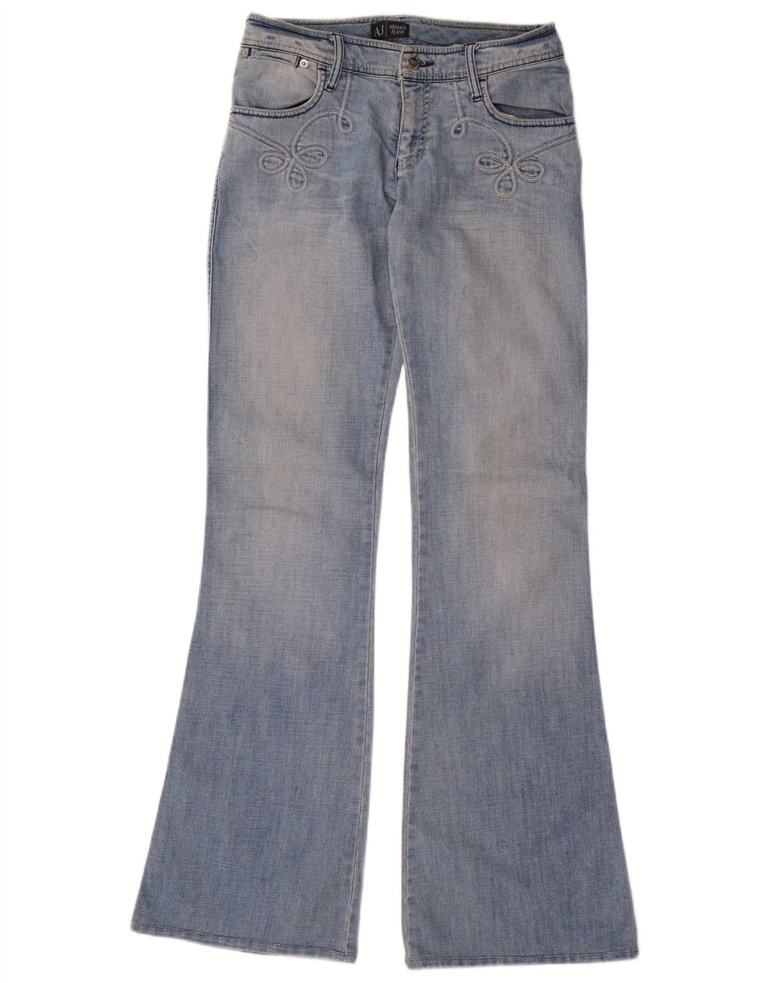 Blugi evazați pentru femei Armani W29 L35 Albastru