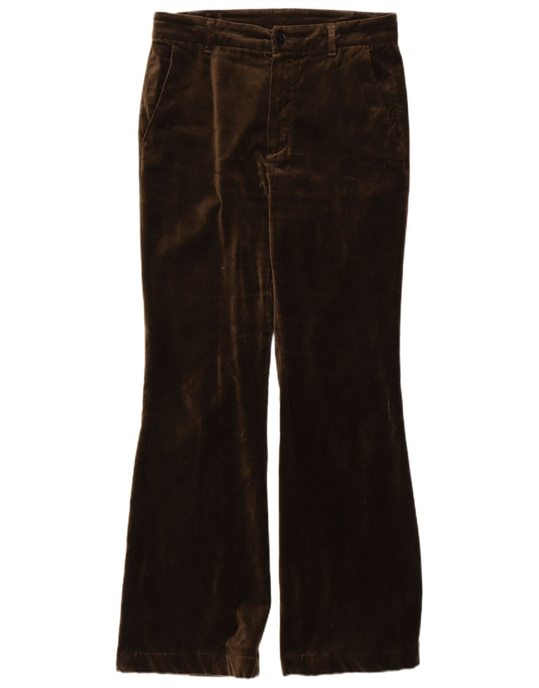 Massimo Dutti Pantaloni Chino Bootcut Femei EU 38 Small W28 L30 Maro