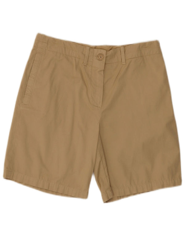 Pantaloni scurti chino pentru femei Lacoste UK 8 Small W30 Bej Bumbac