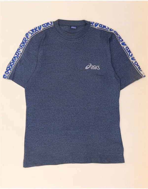 Tricou grafic Asics pentru bărbați Top mare, albastru, bumbac color bloc