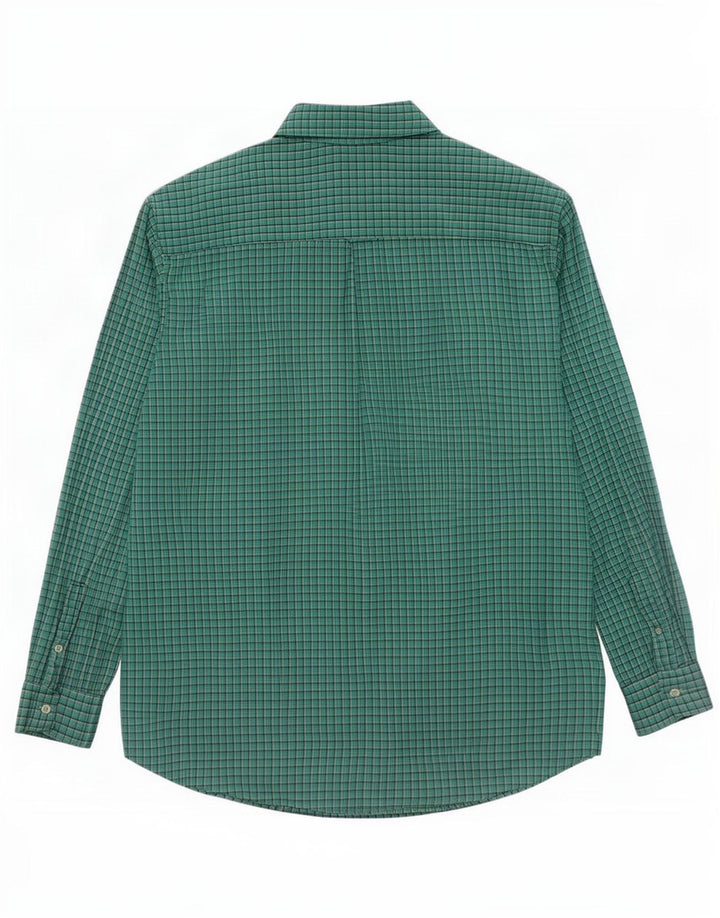 Cămașă înaltă pentru bărbați Chaps 3XL, bumbac verde check