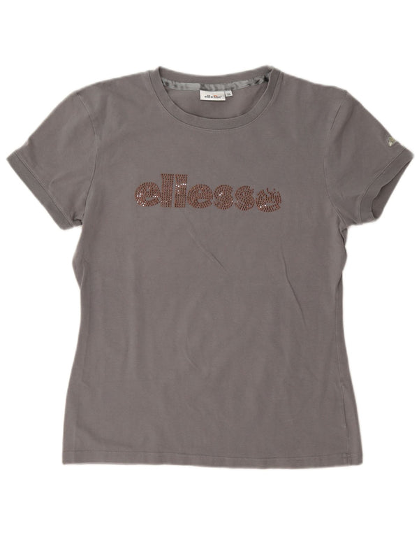 Tricou cu grafic pentru femei Ellesse, UK 18 XL, gri