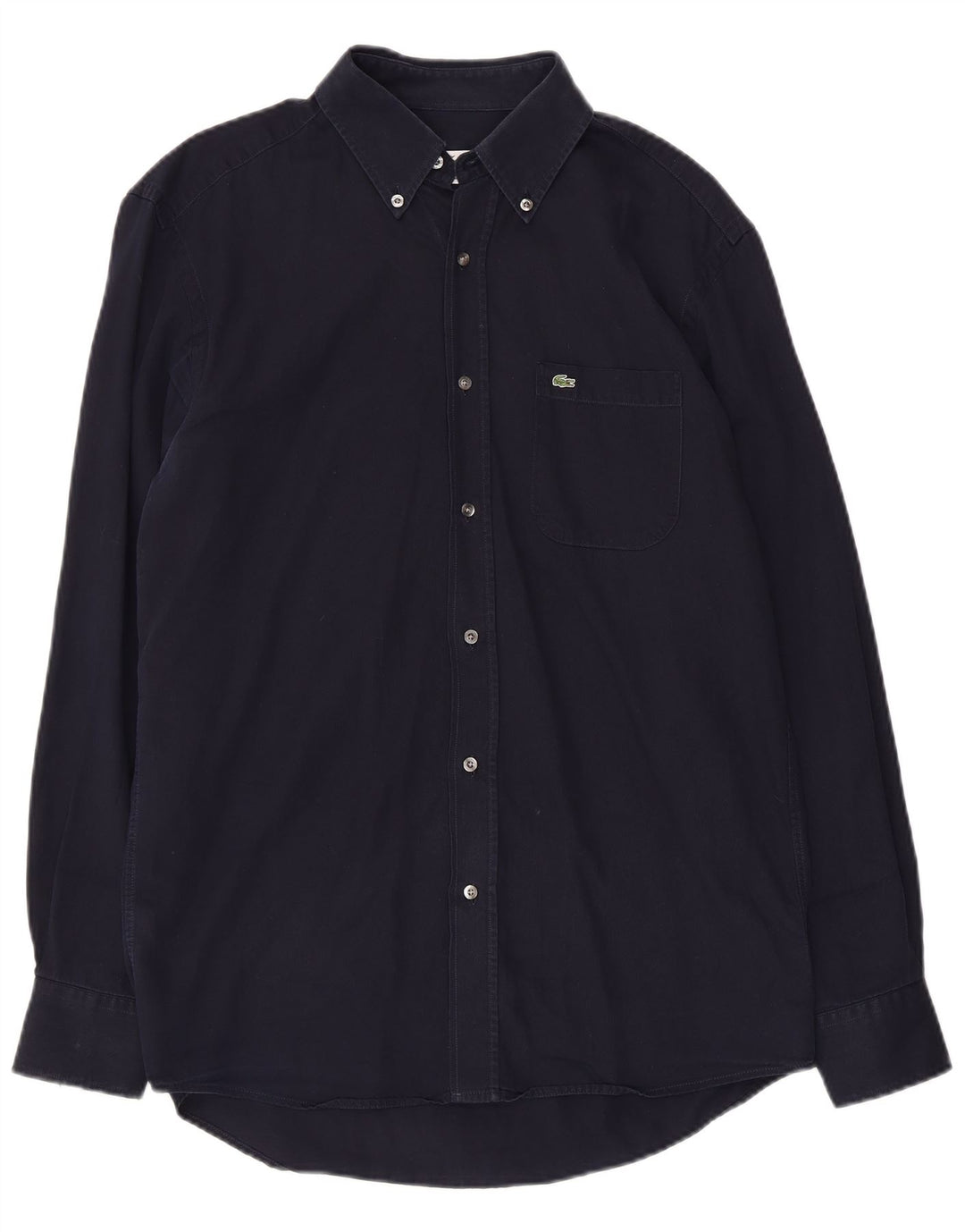 Cămașă LACOSTE pentru bărbați, cu tăiere obișnuită, mărimea 40, medie, bumbac bleumarin