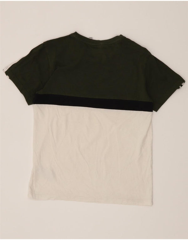 Tricou grafic Adidas pentru băieți Top 13-14 ani alb colorblock
