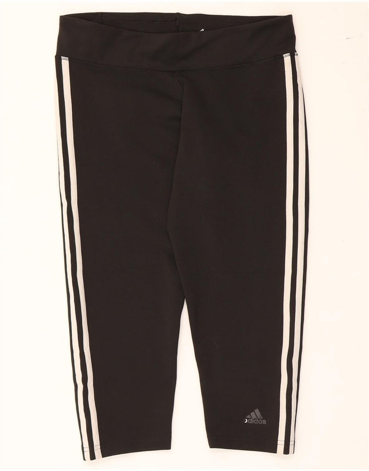 Leggings ADIDAS Climalite Capri pentru femei UK 12/14 Poliester mediu negru