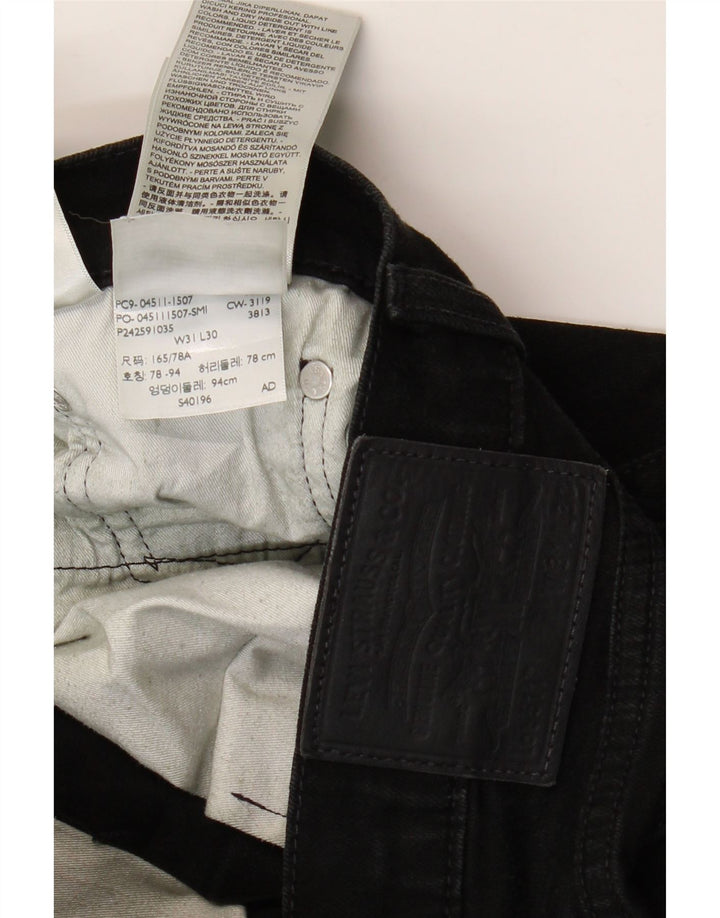 Blugi 511 Slim LEVI'S pentru bărbați W31 L30 bumbac negru