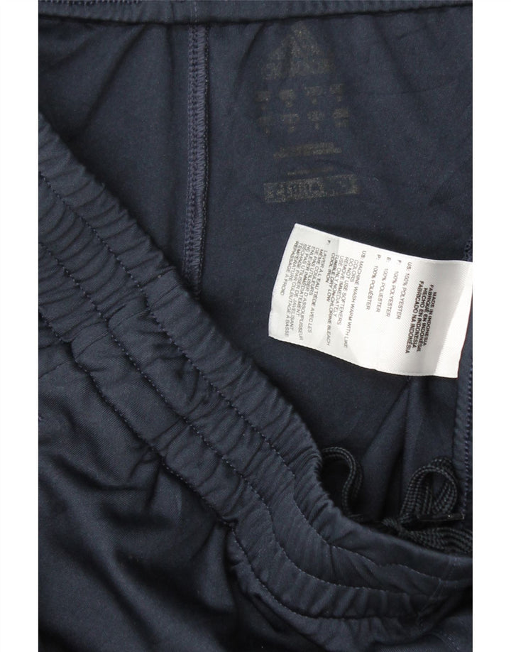 ADIDAS Mens Climalite Tracksuit Trousers Large Navy Blue Colourblock Vintage Adidas and Second-Hand Adidas from Messina Hembry 