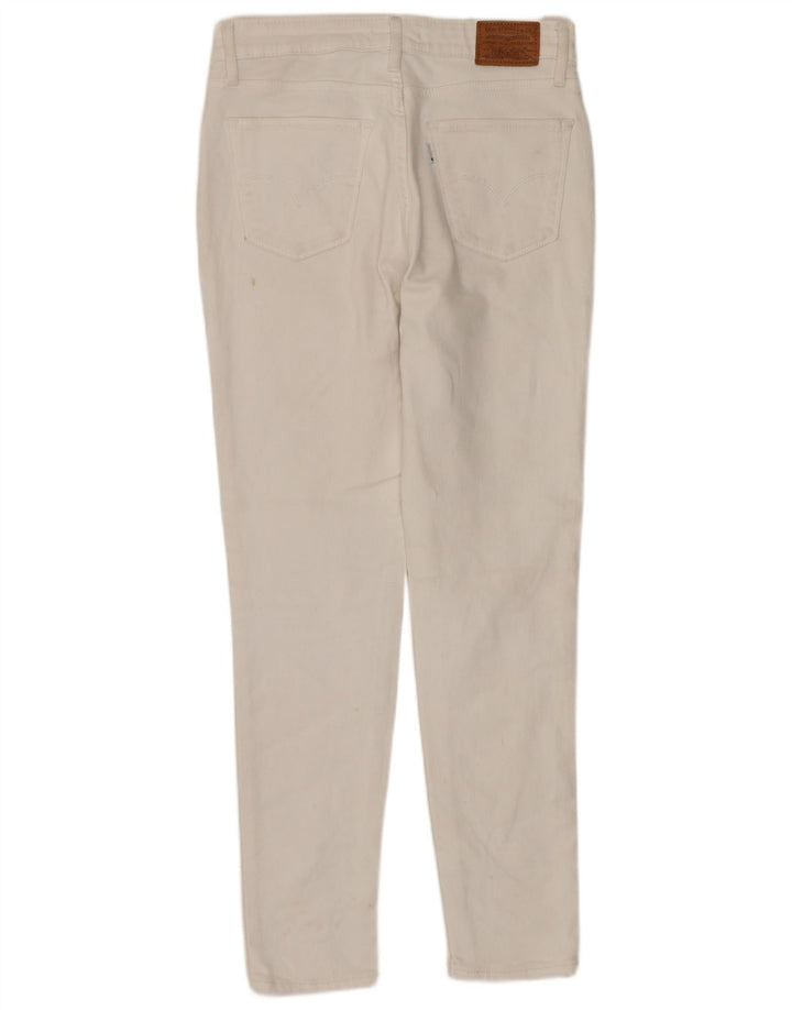 Blugi skinny 721 cu talie înaltă pentru femei LEVI'S L28 L27 bumbac alb