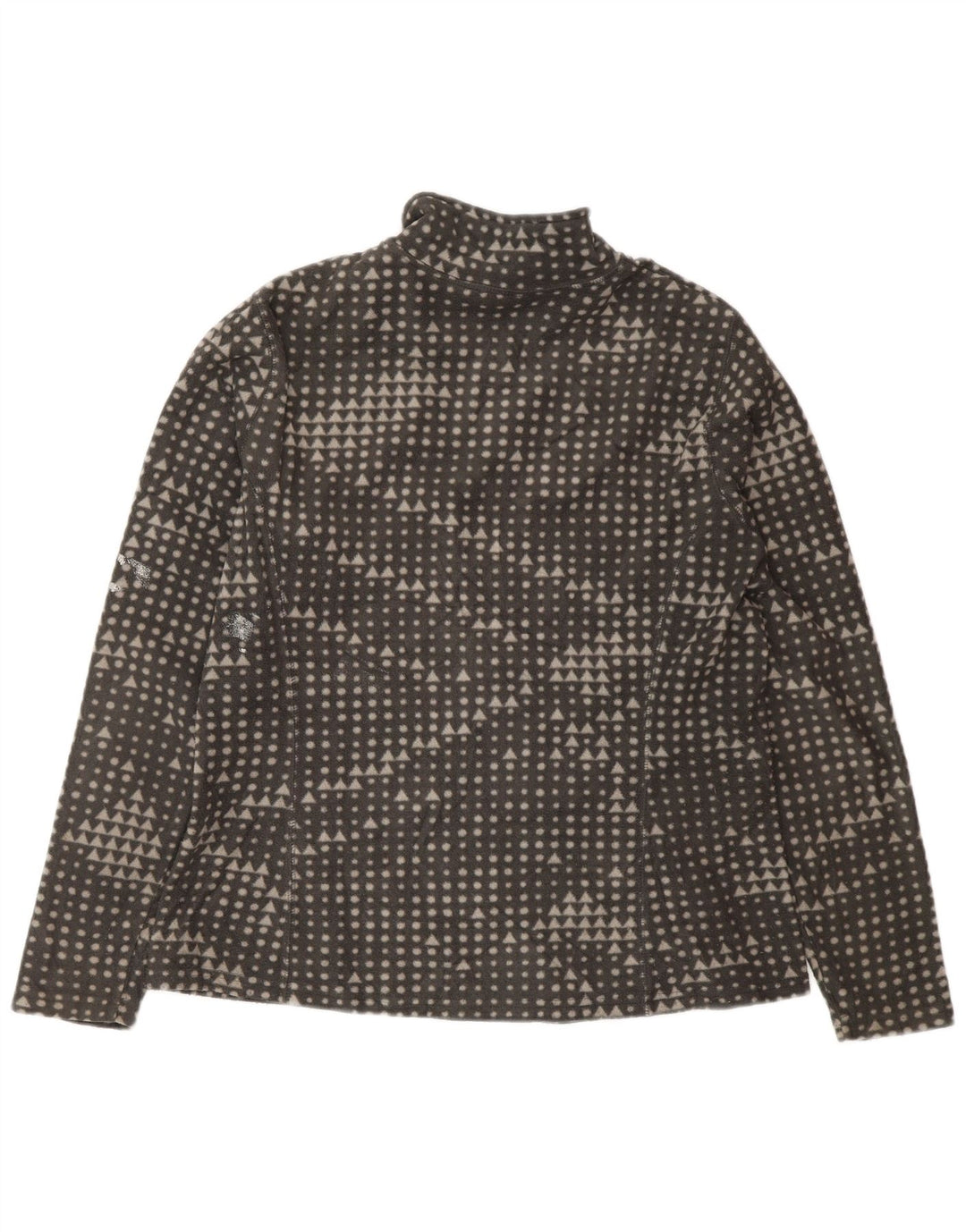 Jachetă fleece pentru femei Eddie Bauer UK 14 Medium Gri Geometric Poliester