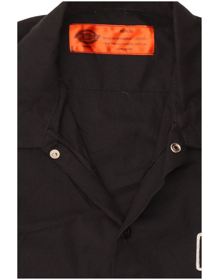 Cămașă cu mânecă scurtă pentru bărbați Dickies, poliester negru mediu