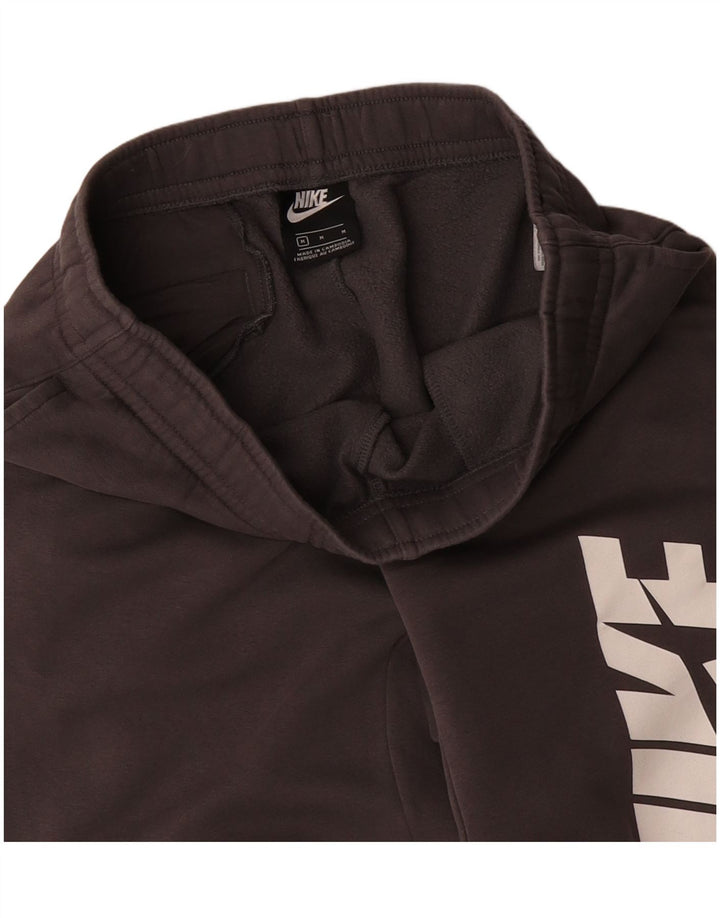 Pantaloni de trening grafic Nike pentru bărbați Joggeri din bumbac gri mediu