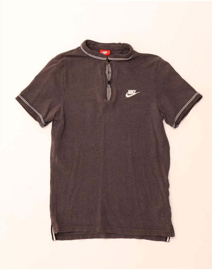 Tricou polo NIKE pentru bărbați, bumbac gri mic