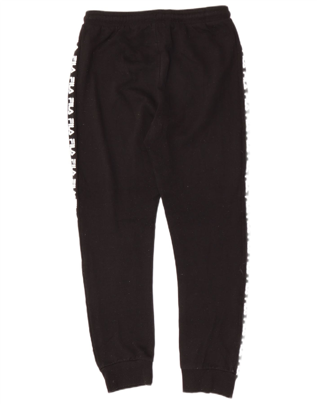 Fila Băieți Grafic Pantaloni Trening Pantaloni Joggeri 13-14 Ani Negru Poliester