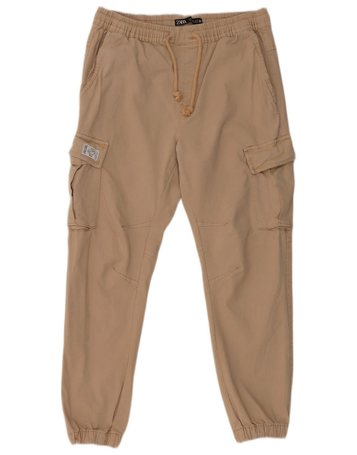 Pantaloni cargo pentru bărbați Zara Joggeri Mediu L31 L27 Bumbac gri