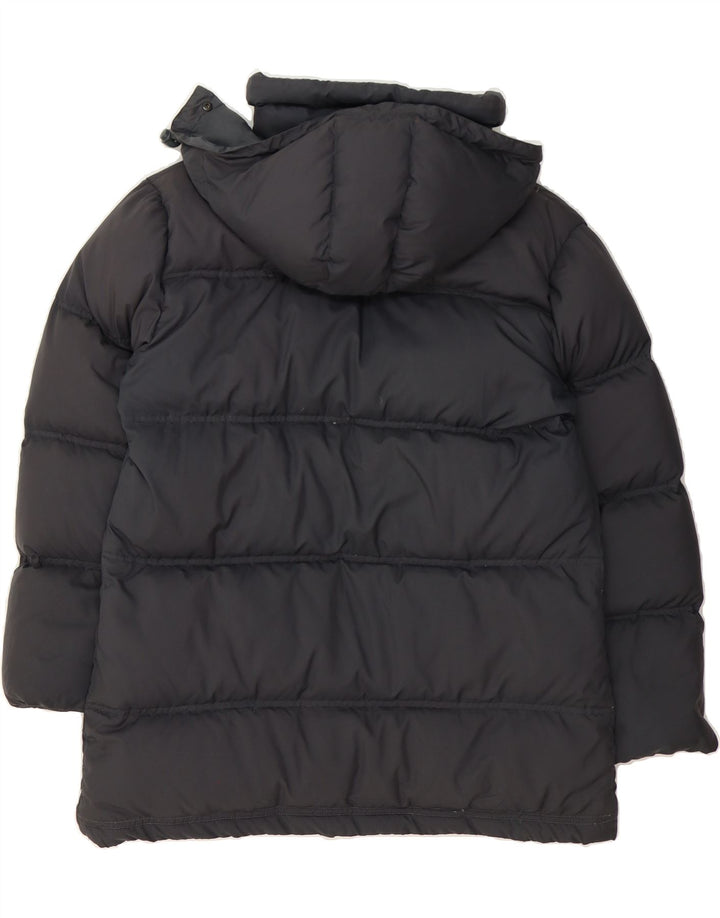 FILA Womens Hooded Padded Jacket IT 42 Medium Grey Vintage Fila and Second-Hand Fila from Messina Hembry 