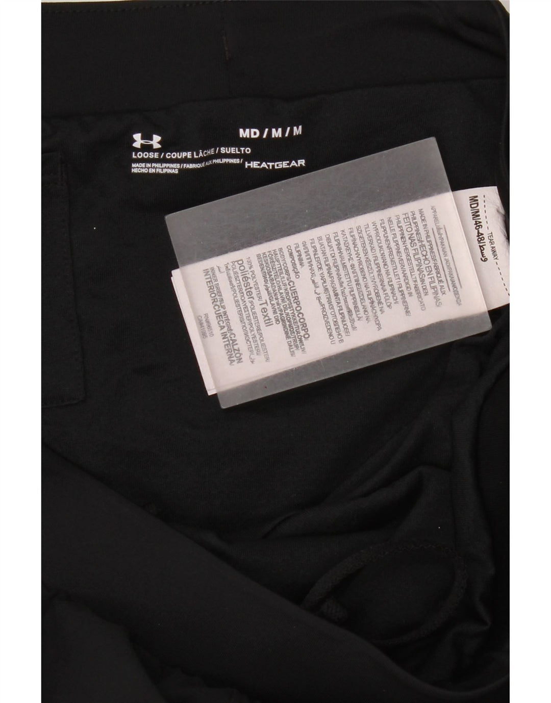 Pantaloni scurți sport Under Armour pentru femei Heat Gear UK 14 Poliester mediu negru