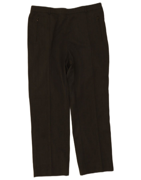 Pantaloni tăiați pentru femei Marks & Spencer UK 14 Large W32 L26 Khaki
