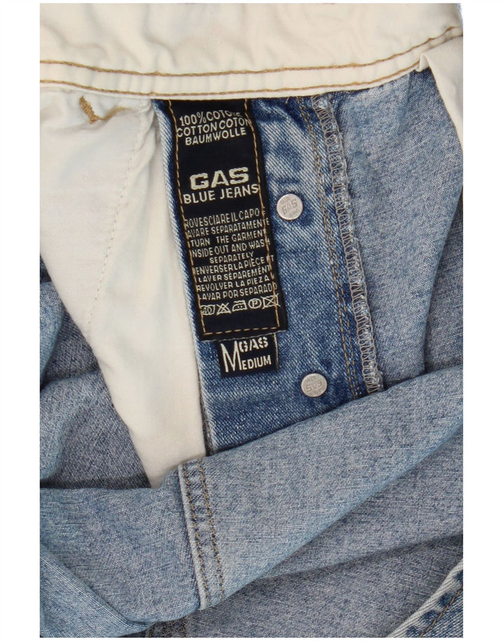 Gas Mens Cargo Salopete Blugi Mediu L34 L31 Bumbac Albastru