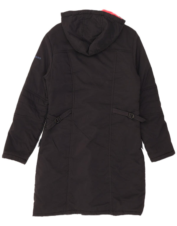 Palton căptușit cu glugă pentru femei Lee UK 10 Small Black