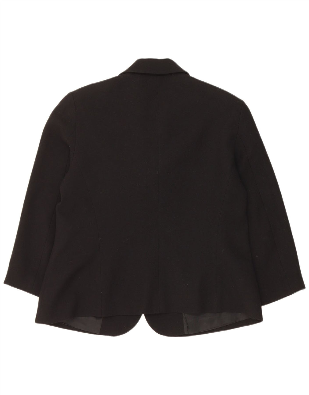 Sacou blazer cu 3 nasturi pentru femei Luisa Spagnoli UK 14 Lână neagră medie
