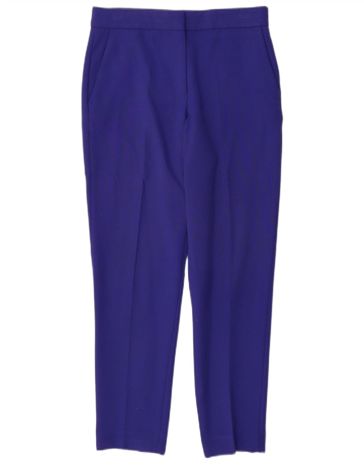 French Connection Pantaloni de costum subțiri pentru femei UK 8 Small W28 L28 Blue