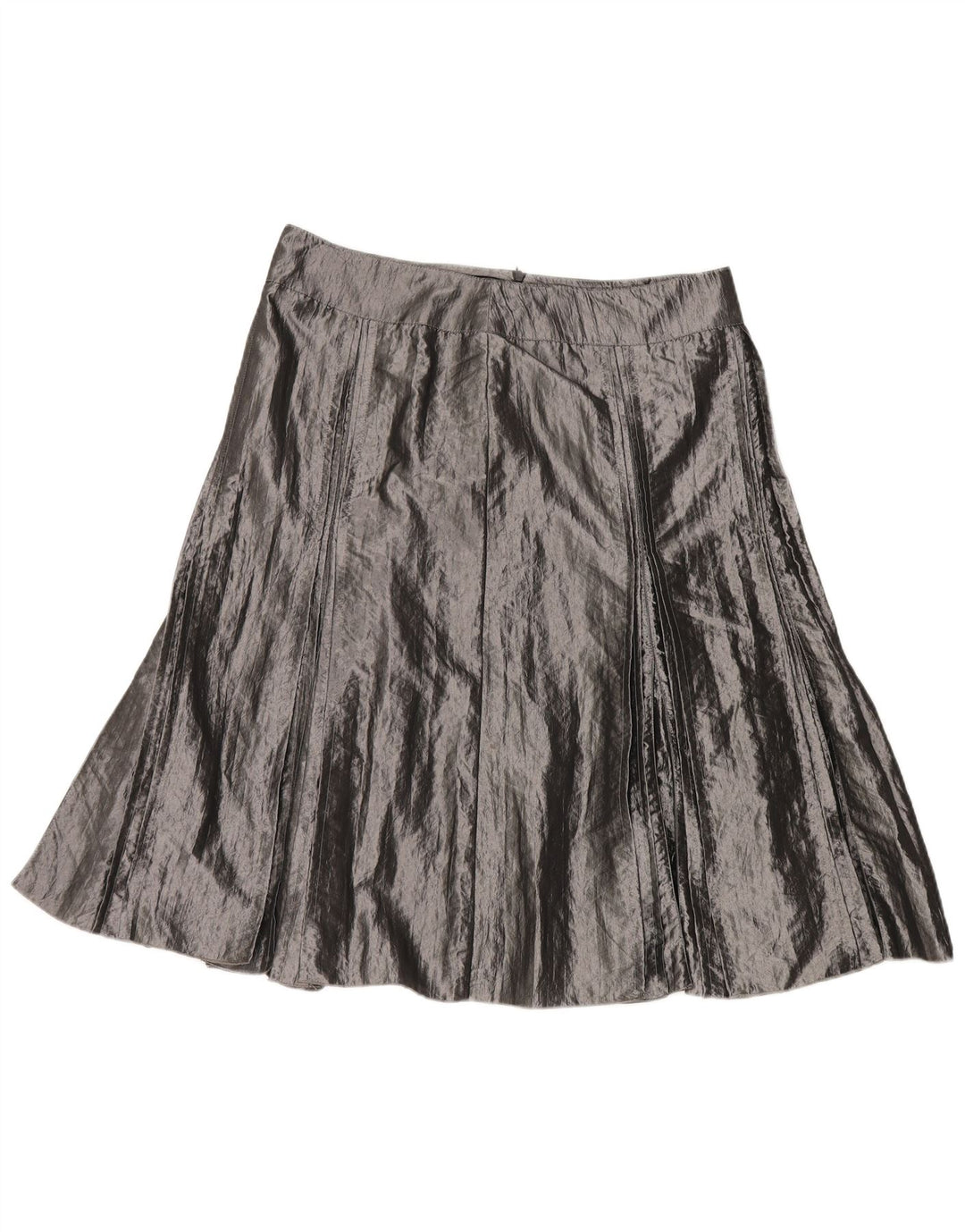 Fusta în formă de A pentru femei Perte by Krizia W36 XL poliester gri