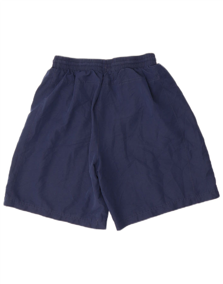Pantaloni scurți de înot grafic pentru bărbați Umbro, albastru bleumarin mediu
