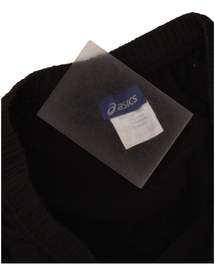 Pantaloni scurți sport grafic Asics pentru femei UK 16, mari, negru, poliester