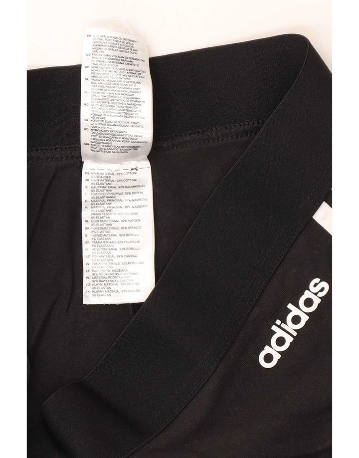 Leggings pentru femei Adidas UK 12/14 bumbac mediu negru
