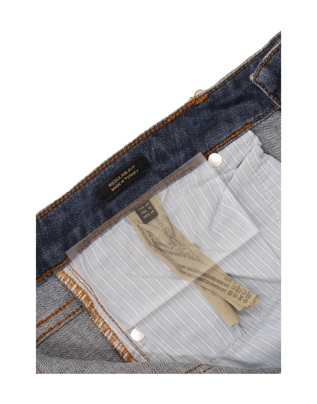 MASSIMO DUTTI Womens Denim Shorts EU 44 XL W34  Blue Cotton Vintage Massimo Dutti and Second-Hand Massimo Dutti from Messina Hembry 
