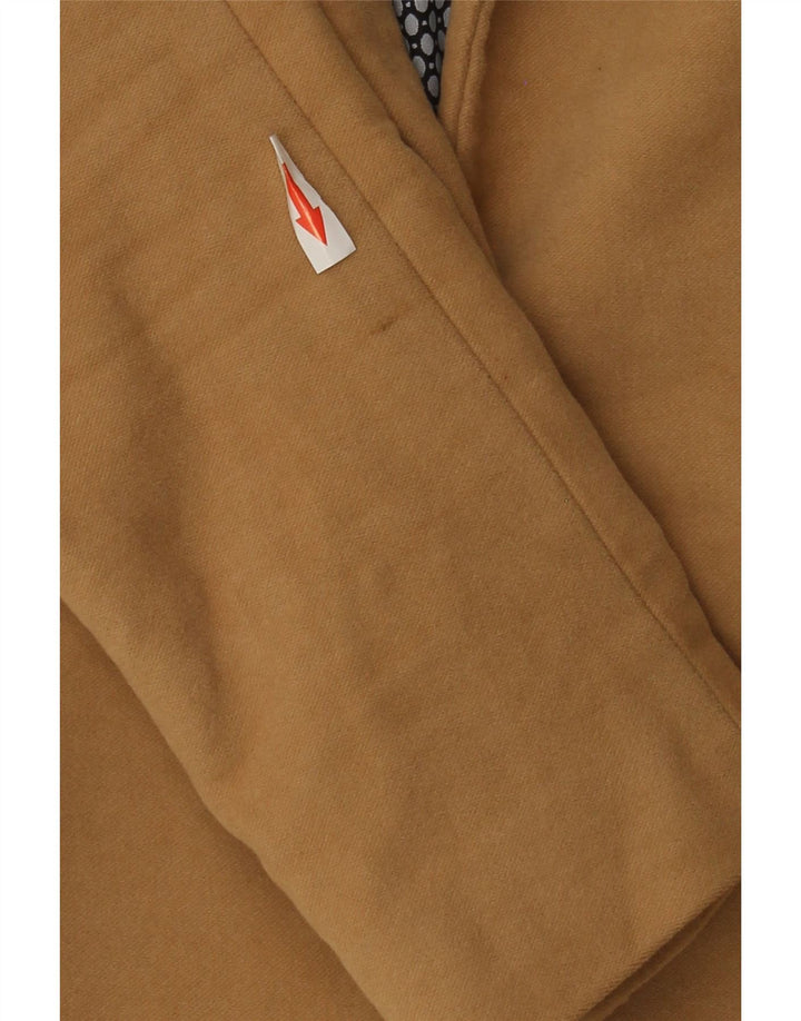 Jachetă Blazer Femei Zara 1 Buton UK 6 XS Bumbac maro