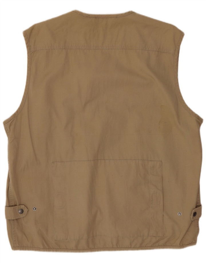 Blue Side Gilet utilitar pentru bărbați UK 40 Large Brown