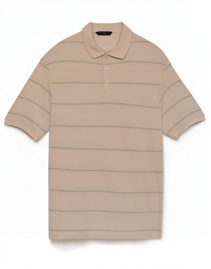 Tricou polo pentru bărbați Marks & Spencer, bumbac cu dungi albe medii