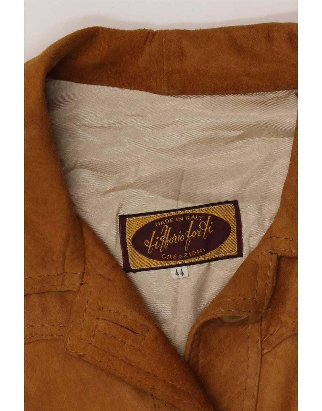 Bomber Vintage pentru femei de piele intoarsa IT 44 Medium Brown Retro