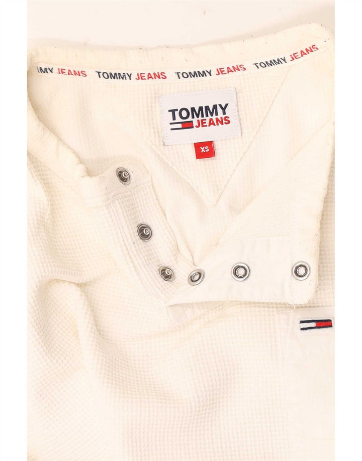 Top pentru bărbați Tommy Hilfiger cu mânecă lungă XS alb