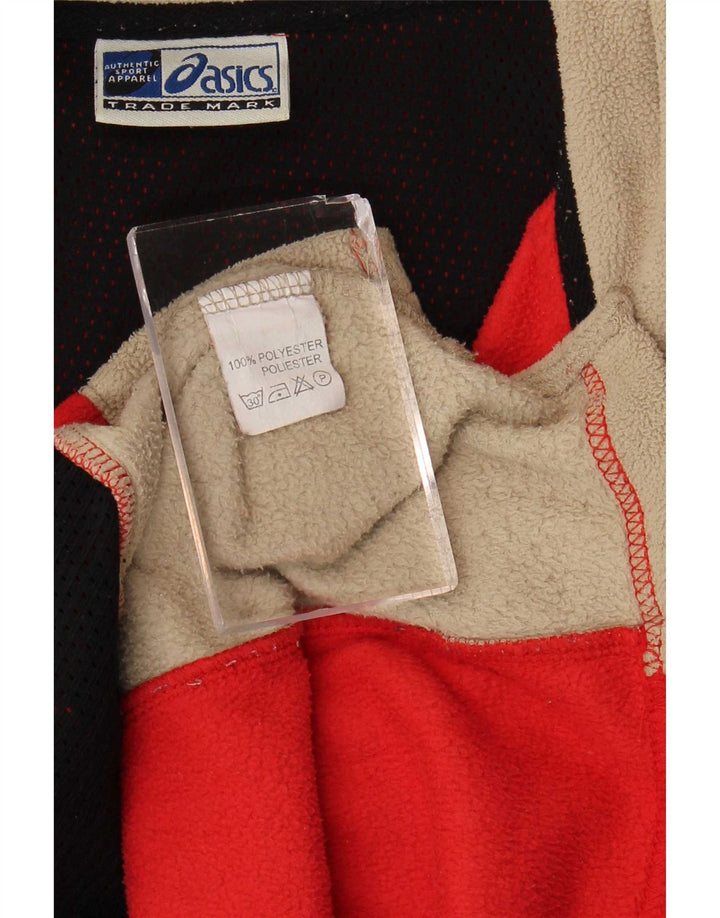 Jumper Asics pentru bărbați, cu fermoar și gât, XL, poliester color bloc