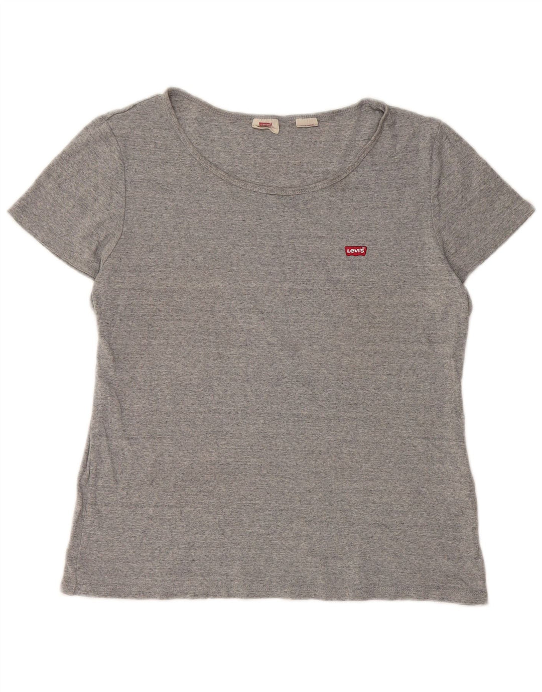 Tricou crop Levi's Top XL bumbac gri cu pete