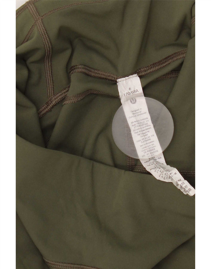 Jambiere Lululemon pentru femei US 6 Medium Green Spotted Nylon