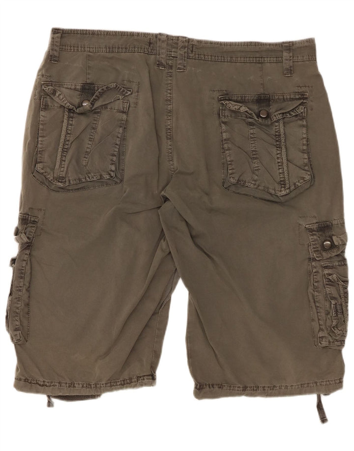 Pantaloni scurți cargo pentru bărbați FOREX W38 XL bumbac kaki