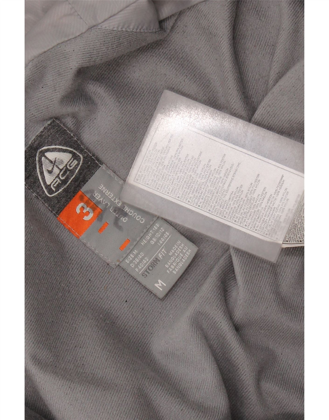 Jachetă Windbreaker NIKE Storm-Fit pentru femei UK 14 Medium Red Colorblock