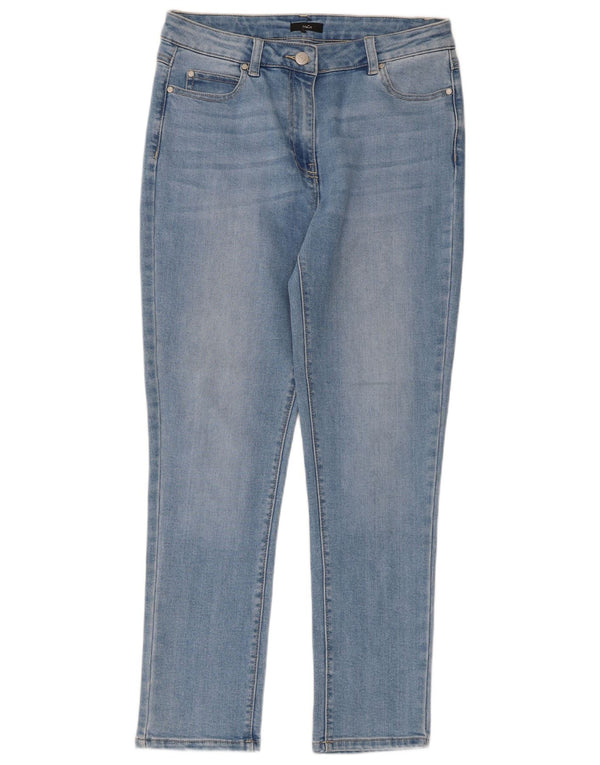 Blugi subțiri pentru femei M&Co UK 12 Medium W32 L27 Blue Bumbac