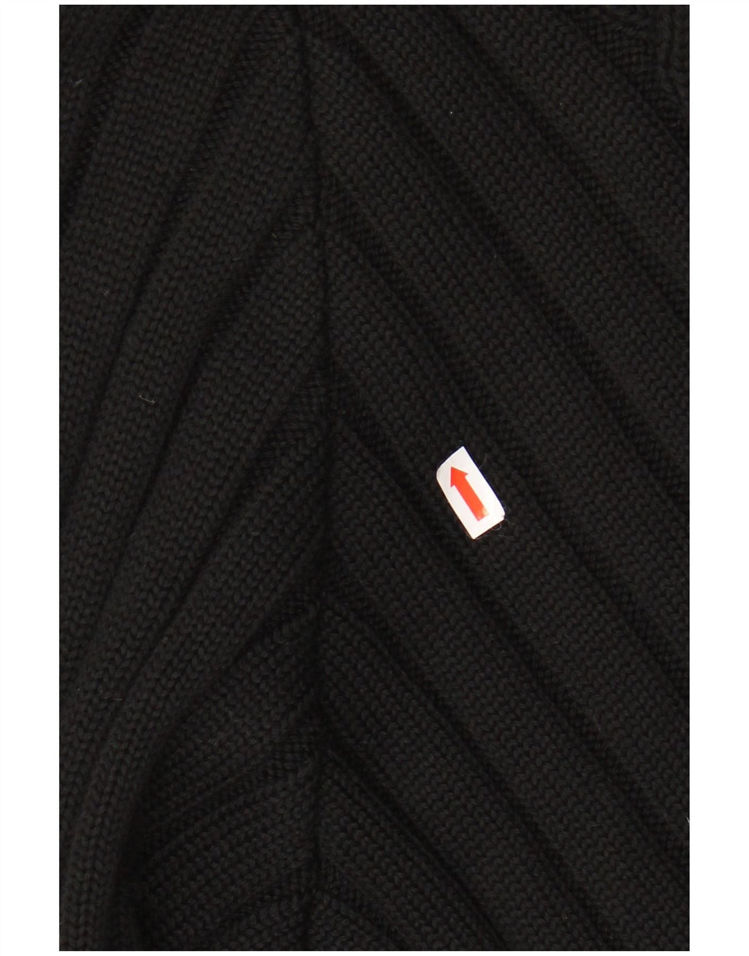 Pulover VINTAGE pentru femei cu decolteu triplu UK 20 2XL Negru