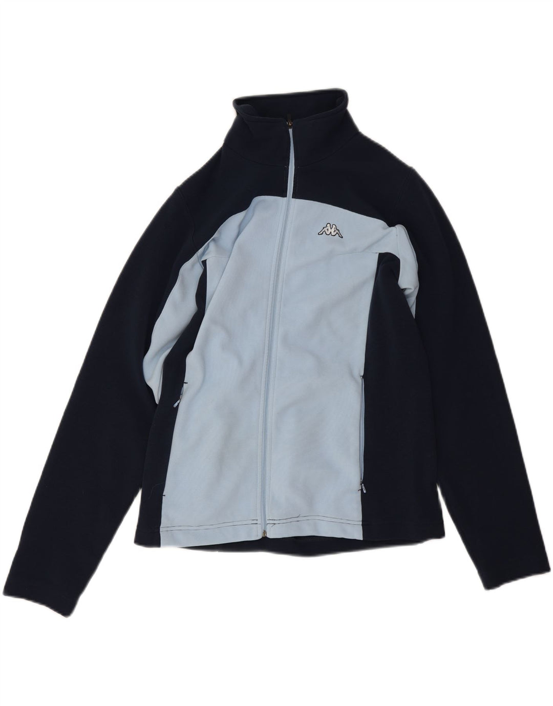 Jachetă de trening Kappa pentru femei UK 14 Medium Bleumarin Colorblock