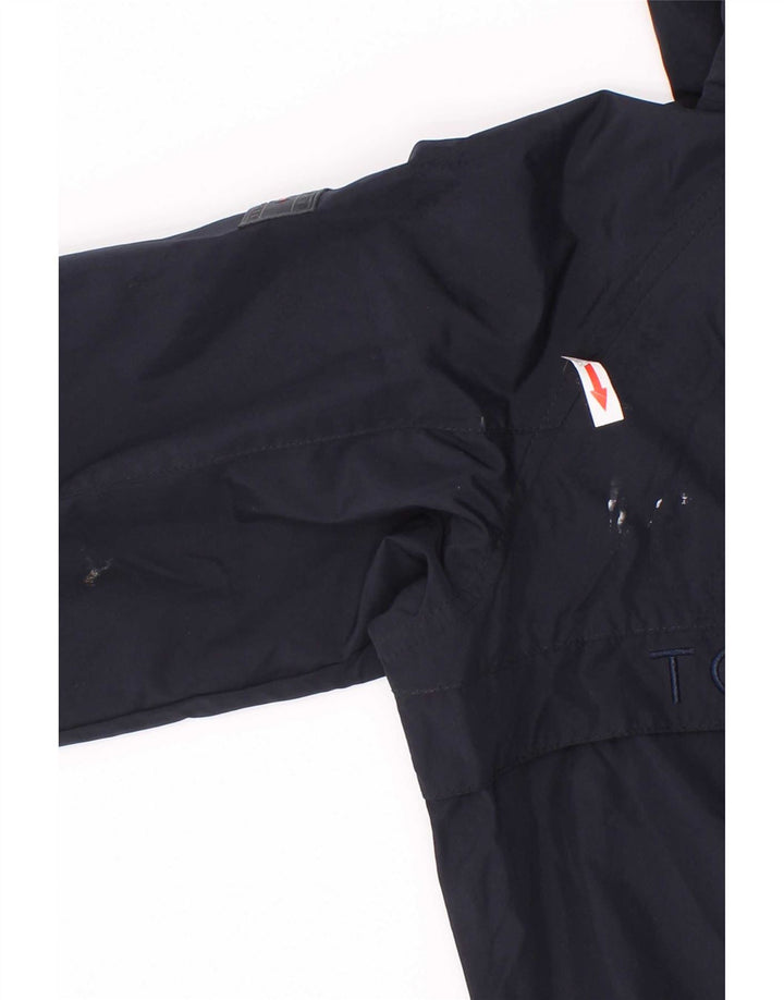 Jachetă de ploaie cu glugă cu glugă Tommy Hilfiger pentru băieți, 5-6 ani, bleumarin