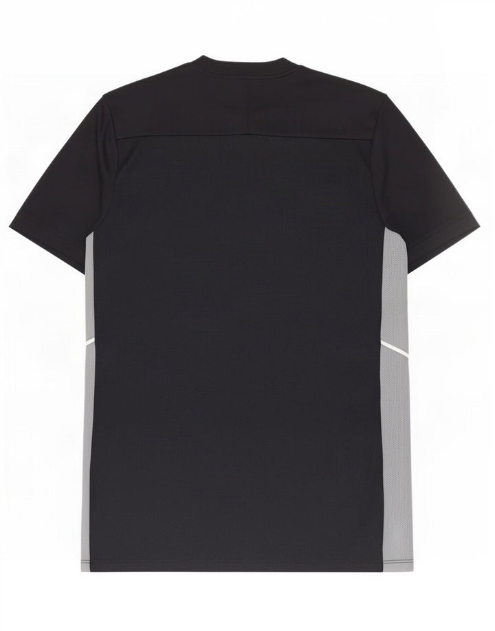 Tricou pentru bărbați Nike Dri Fit Slim Top Mediu Negru Poliester Colorblock