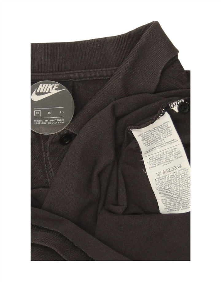 Tricou polo pentru bărbați Nike XL, bumbac negru