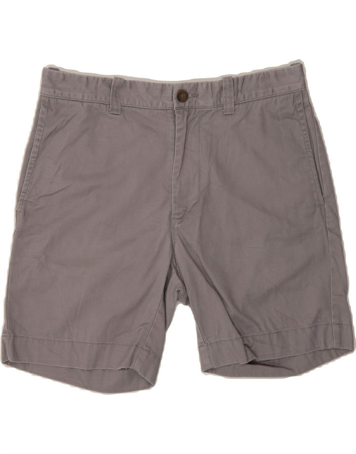 J. CREW Mens Chino Shorts W30 Medium Grey Cotton Vintage J. Crew and Second-Hand J. Crew from Messina Hembry 